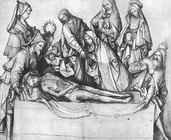 The Entombment painting - Hieronymus Bosch The Entombment art painting